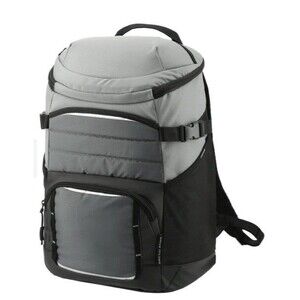 Arctic Zone Repreve Backpack Cooler Gray Insulated Travel Picnic Bag Lightweight